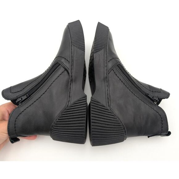 Spring Step Kelko Leather Ankle Boots Zip-Up Women's Black Size US5.5-6 EU36 - Picture 7 of 12